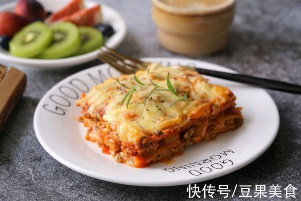 白蘑菇|超下饭的意式肉酱千层面，一学就会