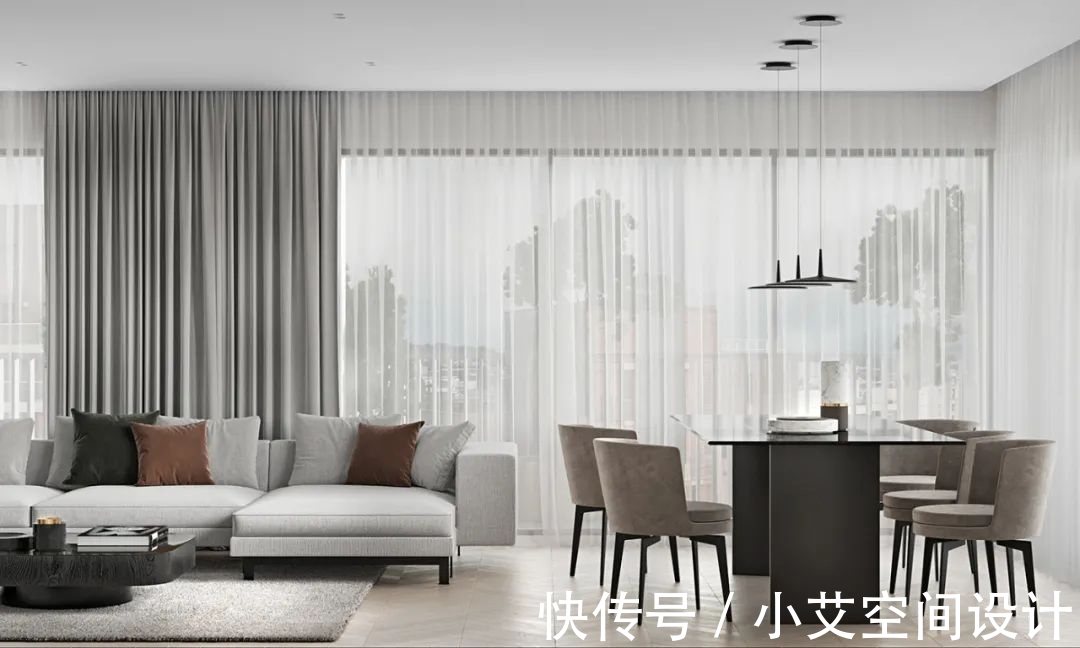 现代|150㎡现代极简设计，展现静态美