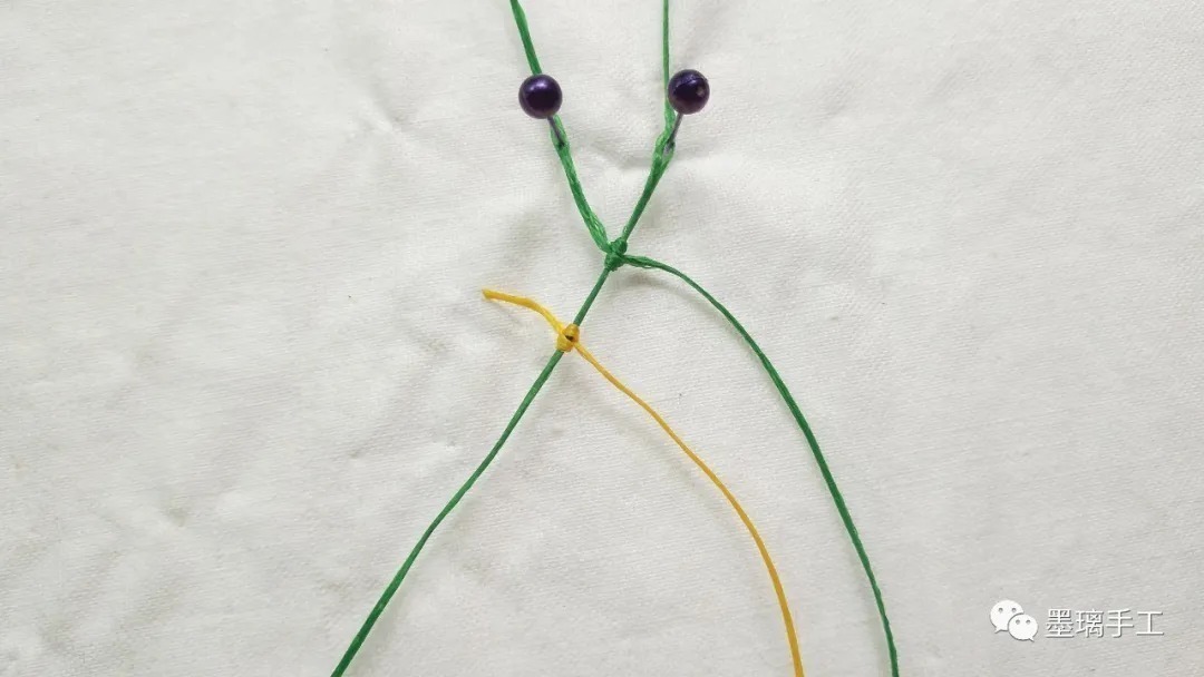 编绳|分分钟钟能学会的手工教程 一看就会的diy手工编绳斜卷结手链