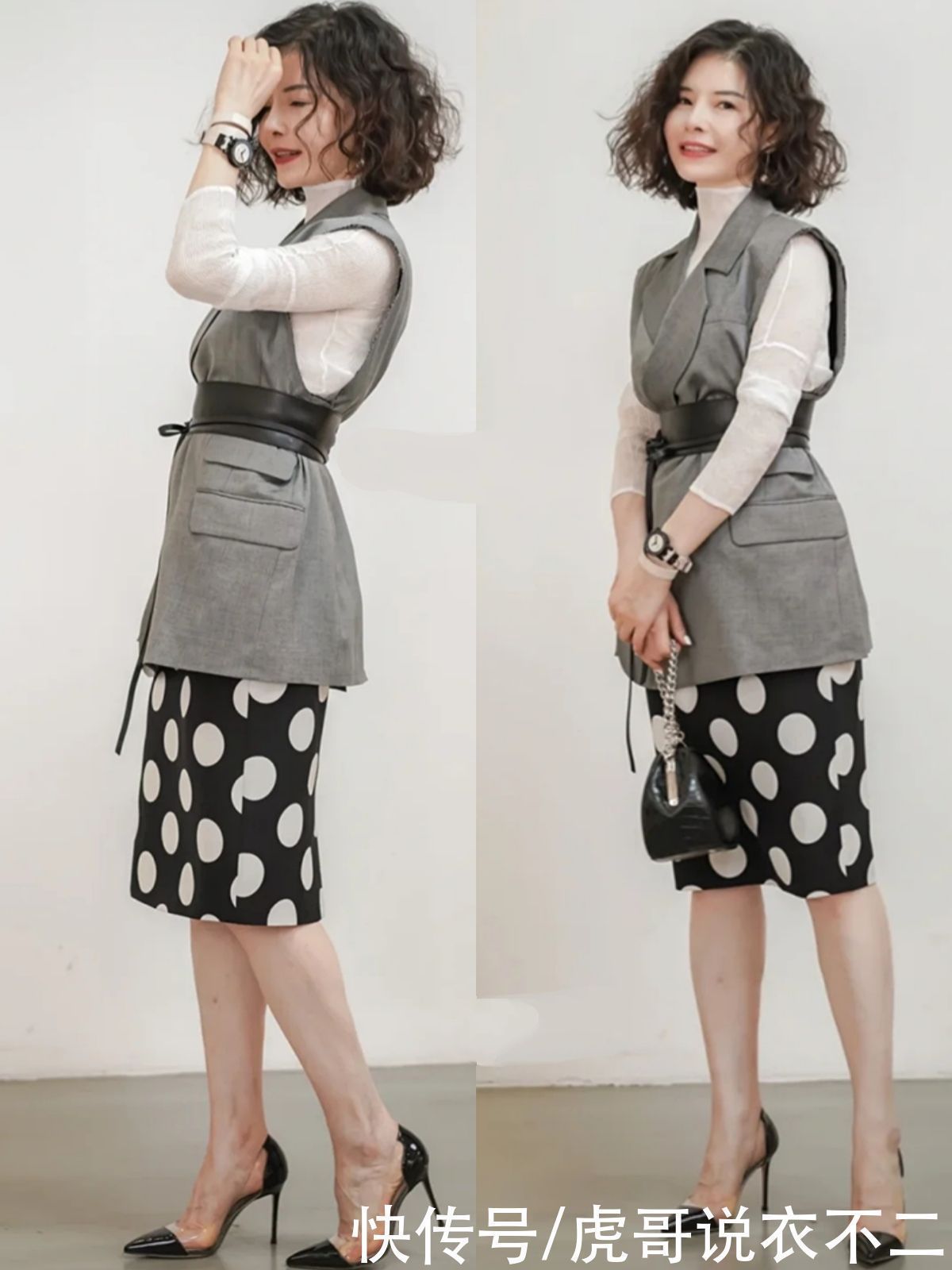灰色 会穿“高级灰”才是高手,学大龄姐姐的搭配,年过50岁也优雅知性