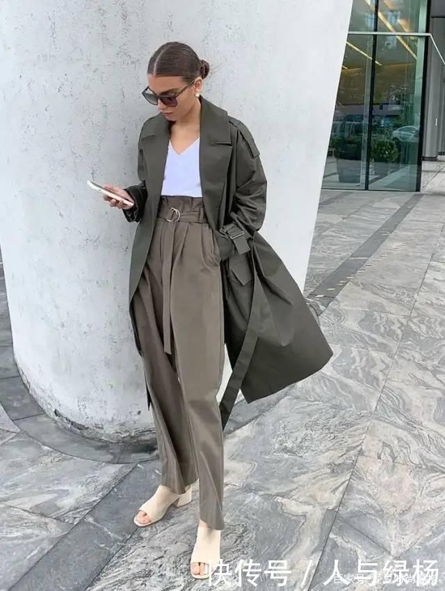 风衣怎么穿才高级好看学这几个穿搭技巧,小个子也能轻松驾驭