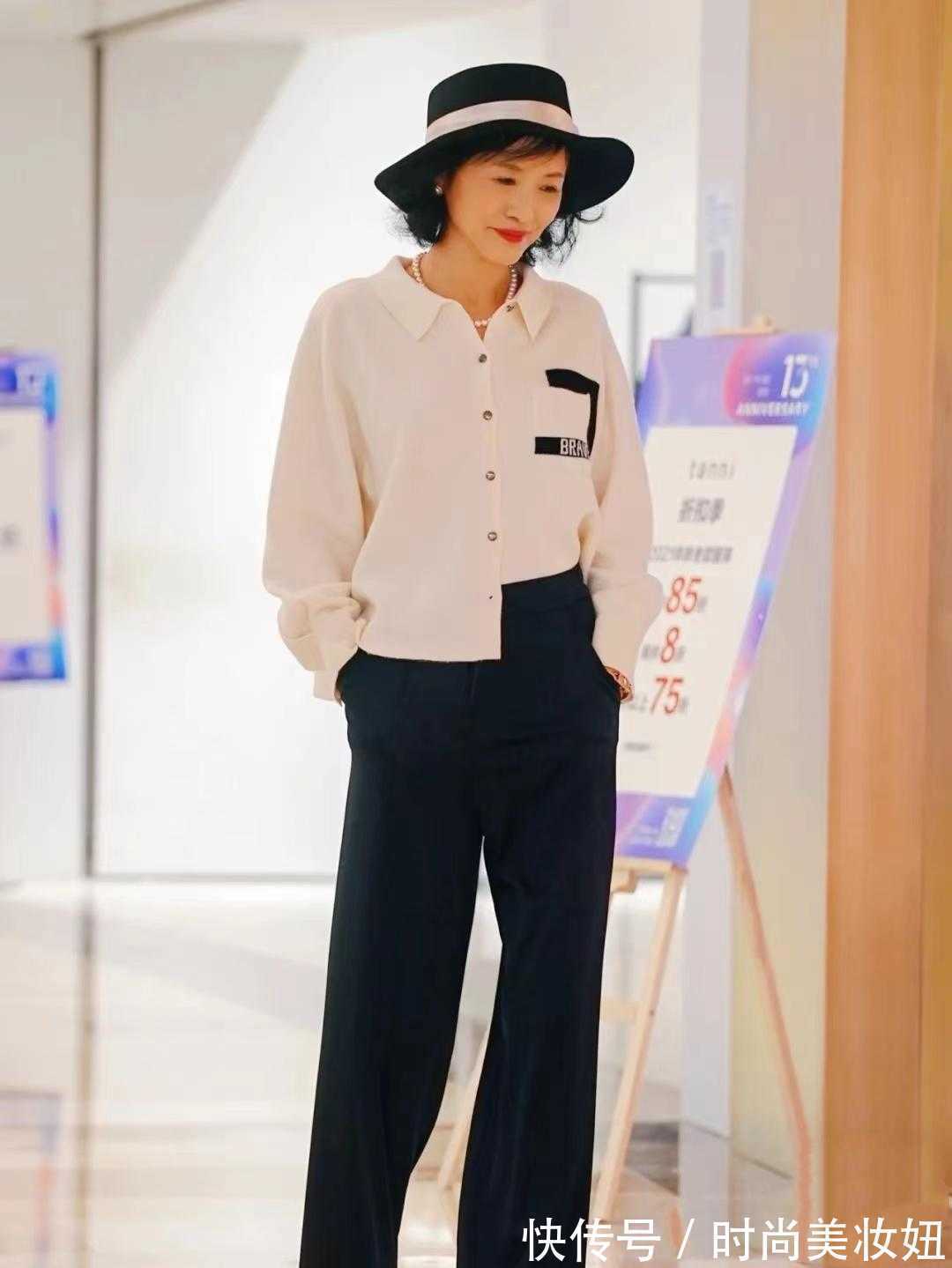 大长腿|上了年纪的女人,都喜欢优雅穿搭,看60岁的奶奶穿得高级精致