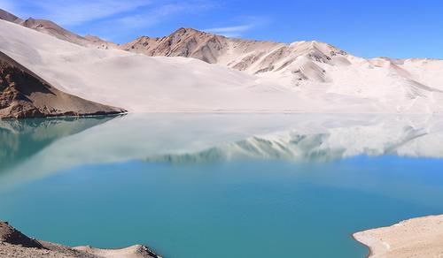 沙山环碧水，比月牙泉还壮观的新疆白沙山和白沙湖