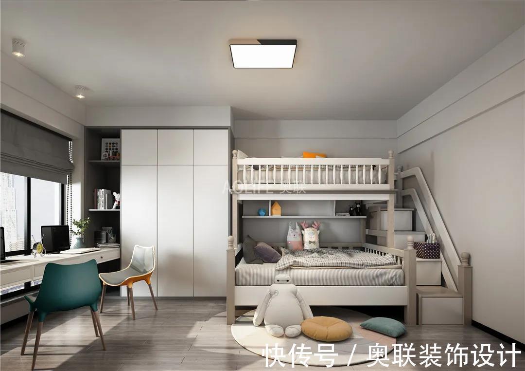效果图|时代俊园140㎡现代简约风装修,增添生活仪式感