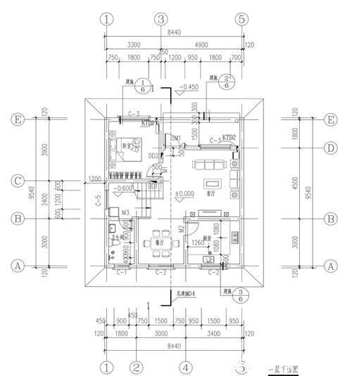 农村|农村9乘9米左右的二层建房图，占地小巧，来年住进去的就是你