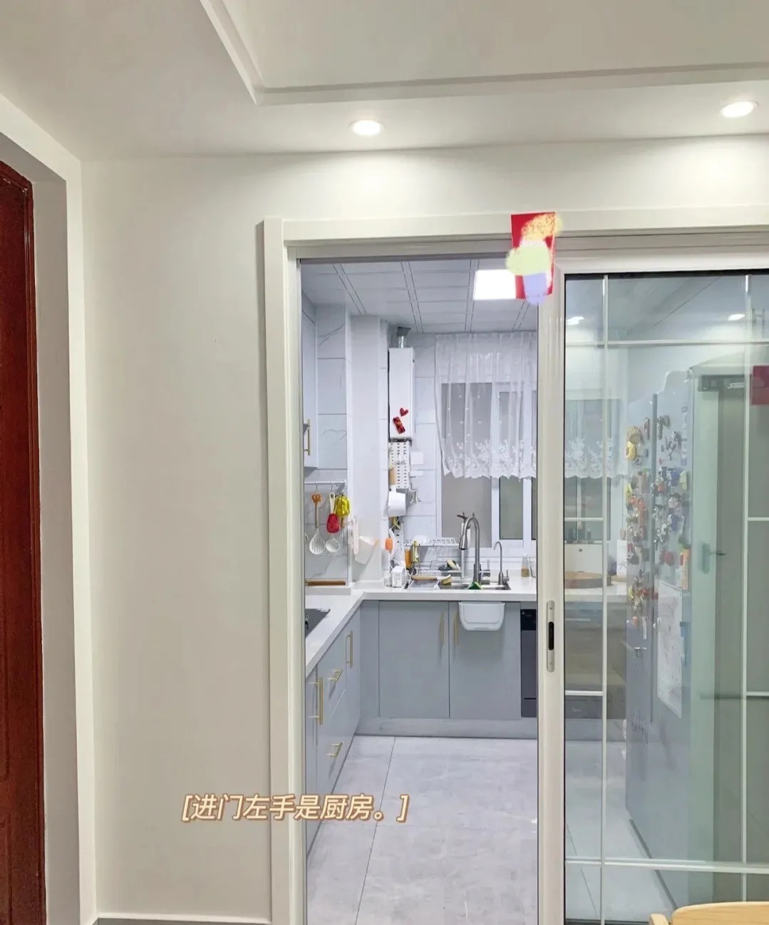 吊顶|78平米小户型,面积不大,却很舒适温馨,满满的烟火气息