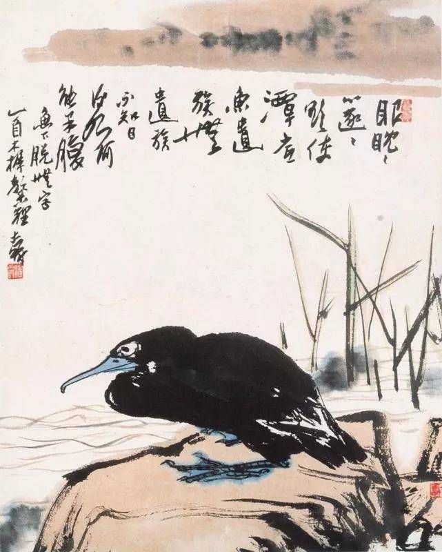 兰石图！潘天寿题画诗｜绝美意境跃然纸上