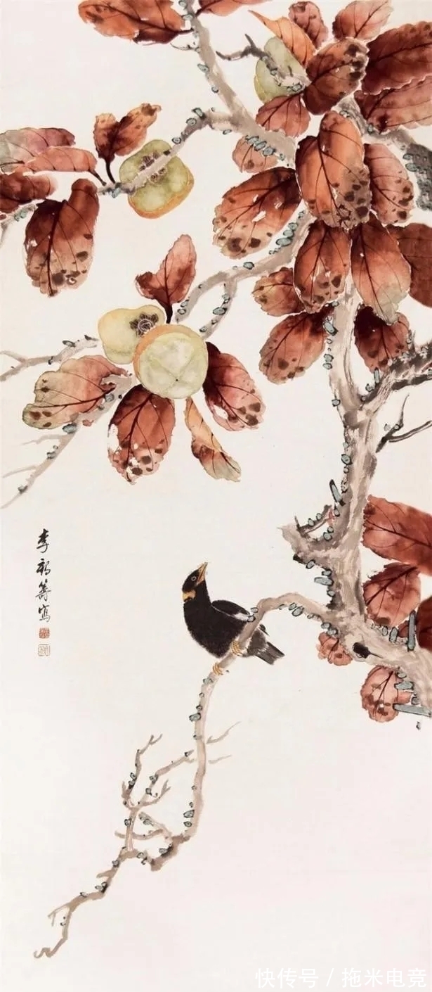 李鹤筹&1920年加入中国画学研究会｜李鹤筹花鸟画