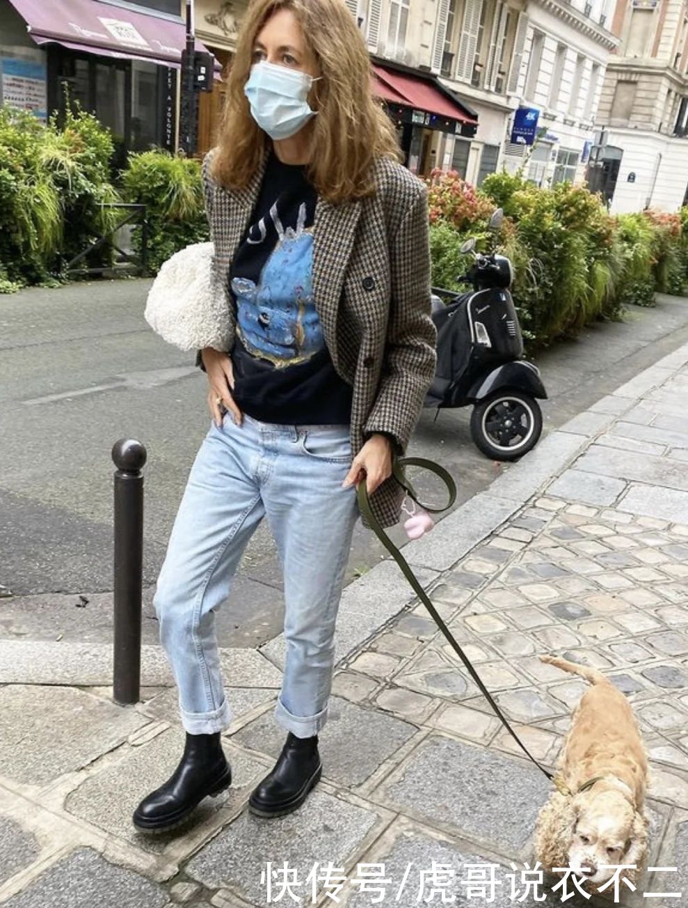 慵懒|这位法国奶奶真会穿，优雅慵懒又随性，这才是老年人该有的气质