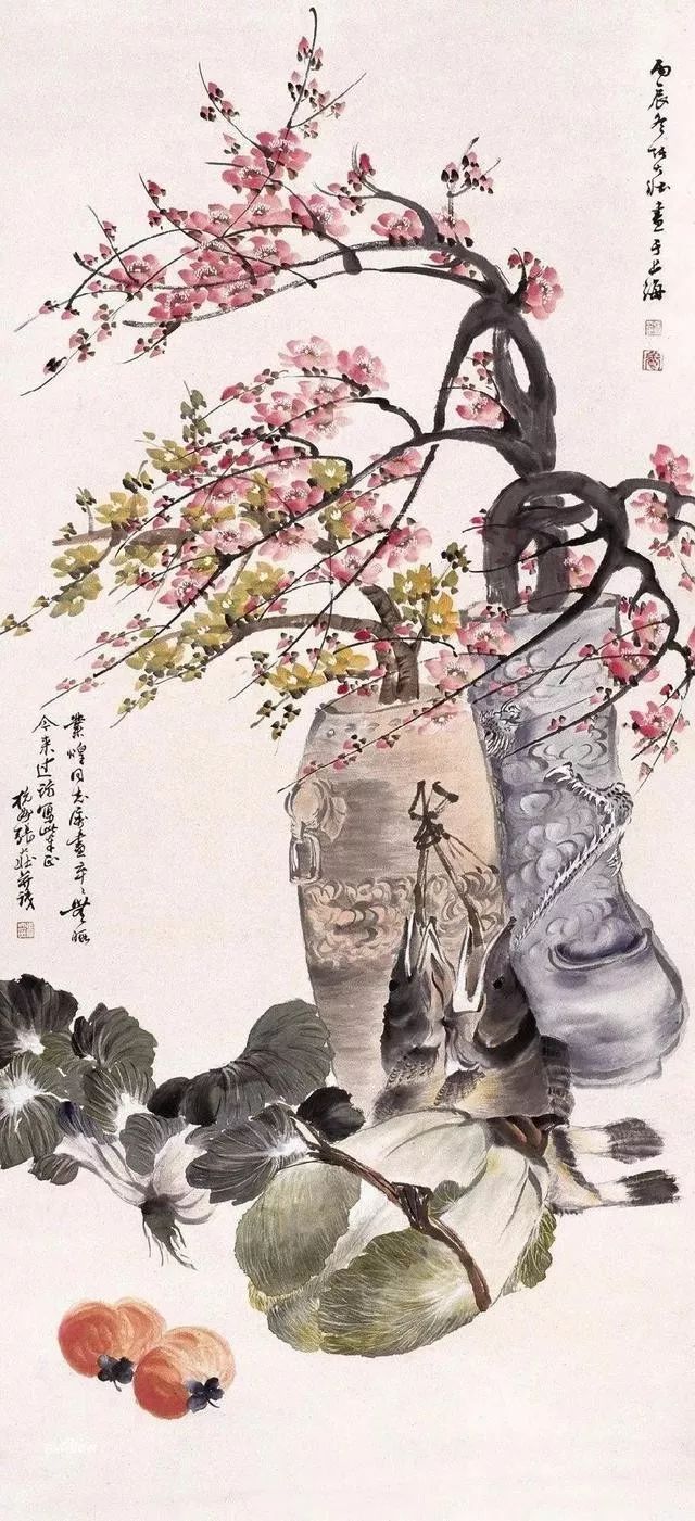 华新罗&张大壮：人淡如菊，以“没骨法”画虾，自创一格