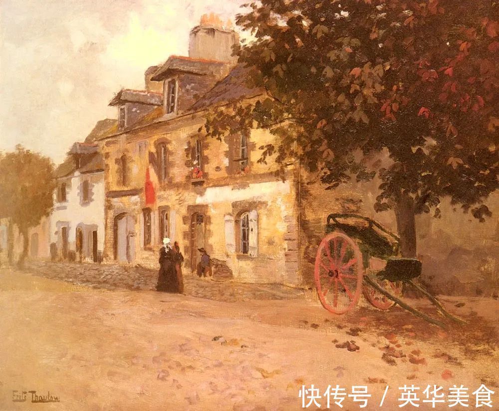 小溪|水与光的刻画,弗里茨的油画真是美妙至极