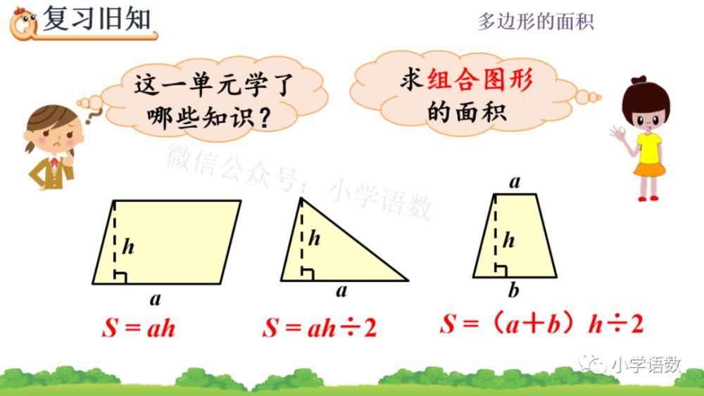 人教版五年级数学上册第6单元《整理和复习》课件及同步练习