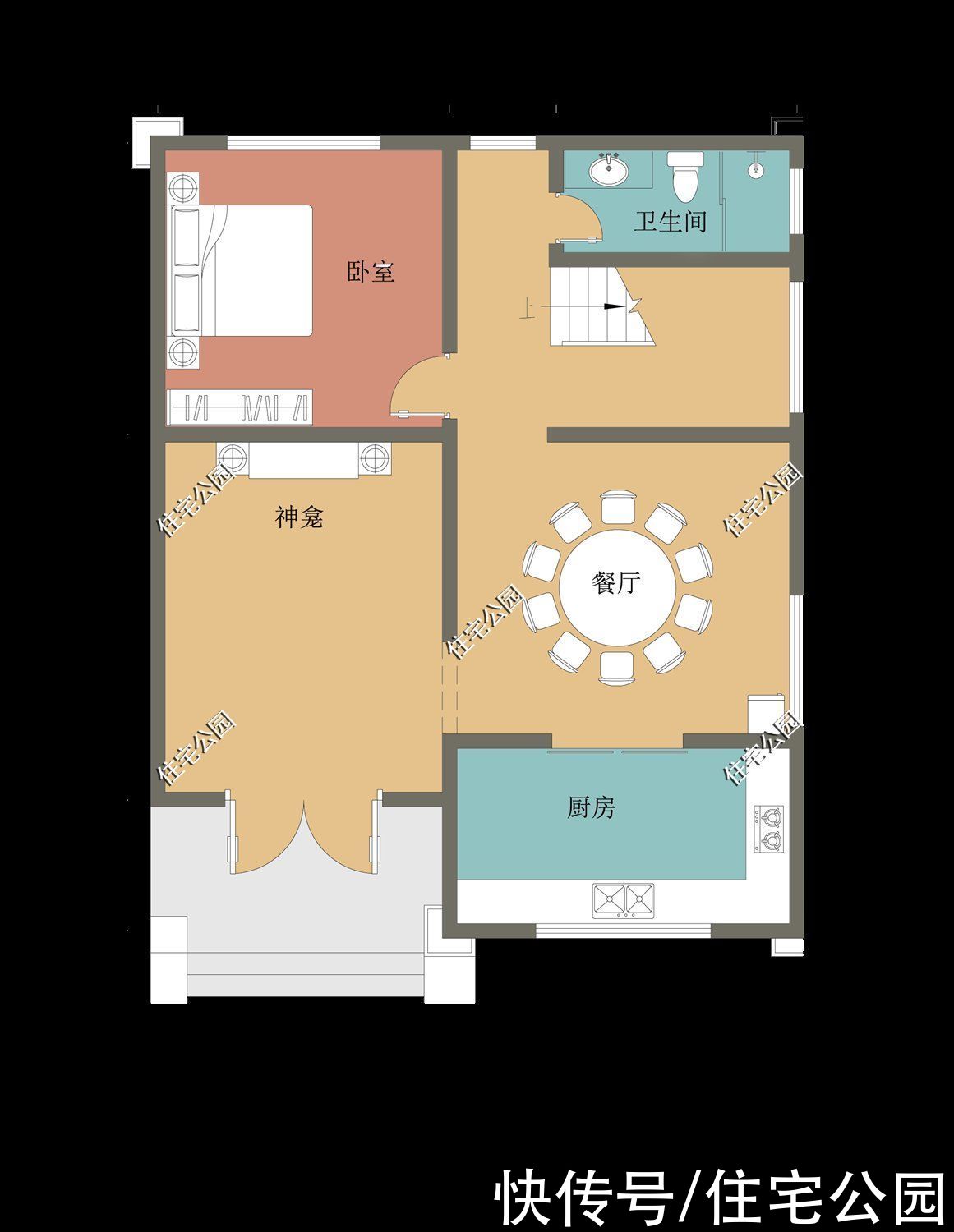 占地|10套小户型农村别墅图纸，第6第7套建的人最多，最后一套颜值最高