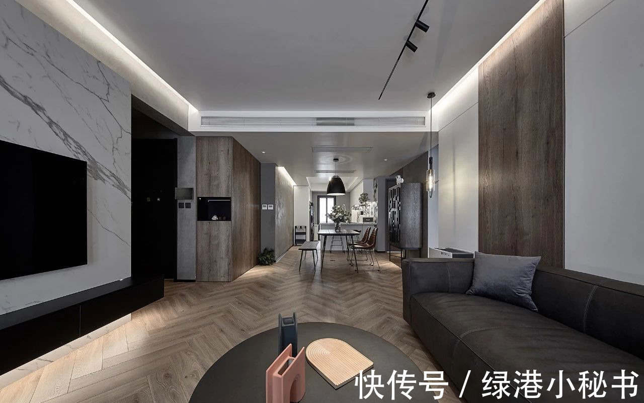 简约|装修案例欣赏:135平灵动的现代简约设计!