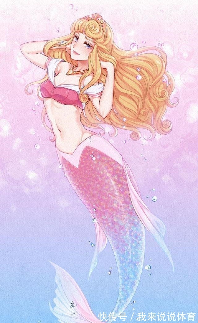 茉莉公主|迪士尼公主“人鱼装”,安娜公主量身打造,茉莉公主颜值巅峰!