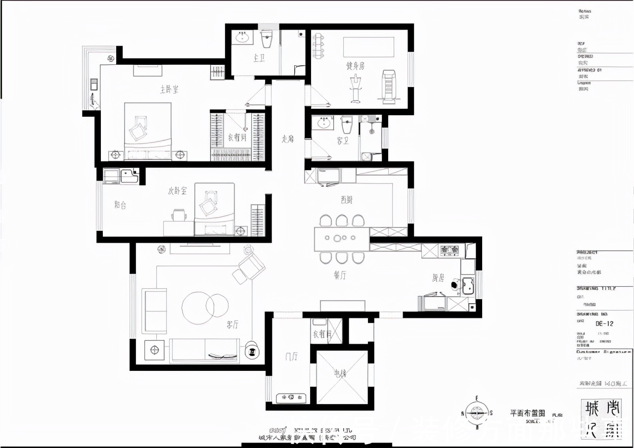 玻璃窗|160平现代风三居室,融入情节,步入场景,仪式感与互动性萌生