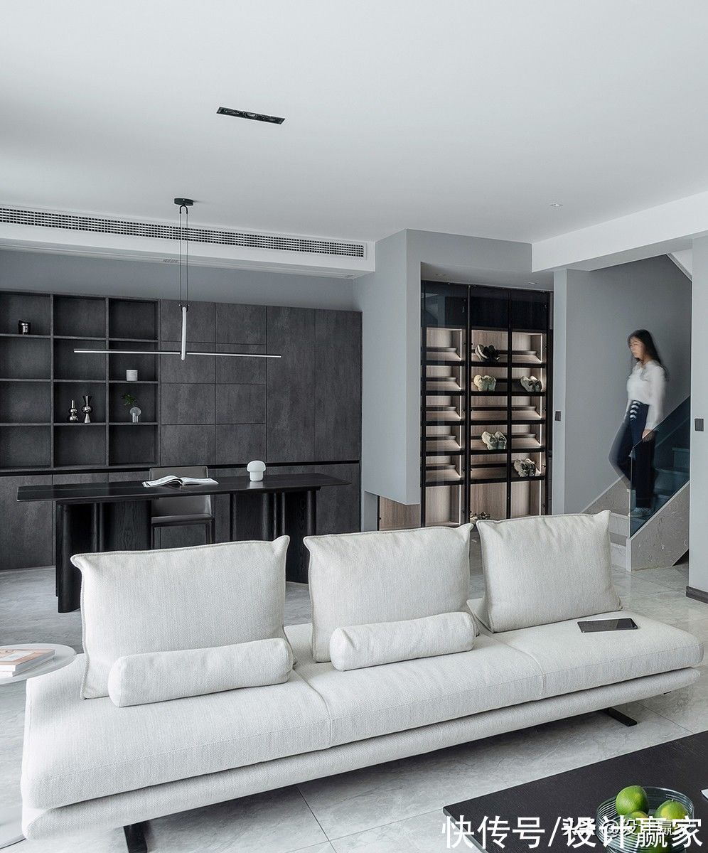 多功能室|200㎡现代风别墅，简约中体现出美感与质感，不愧是企业高管的家