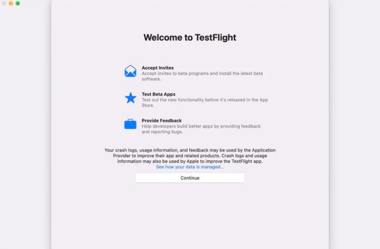 bet苹果 macOS 版 TestFlight 正式发布，开发者可邀请用户测试应用