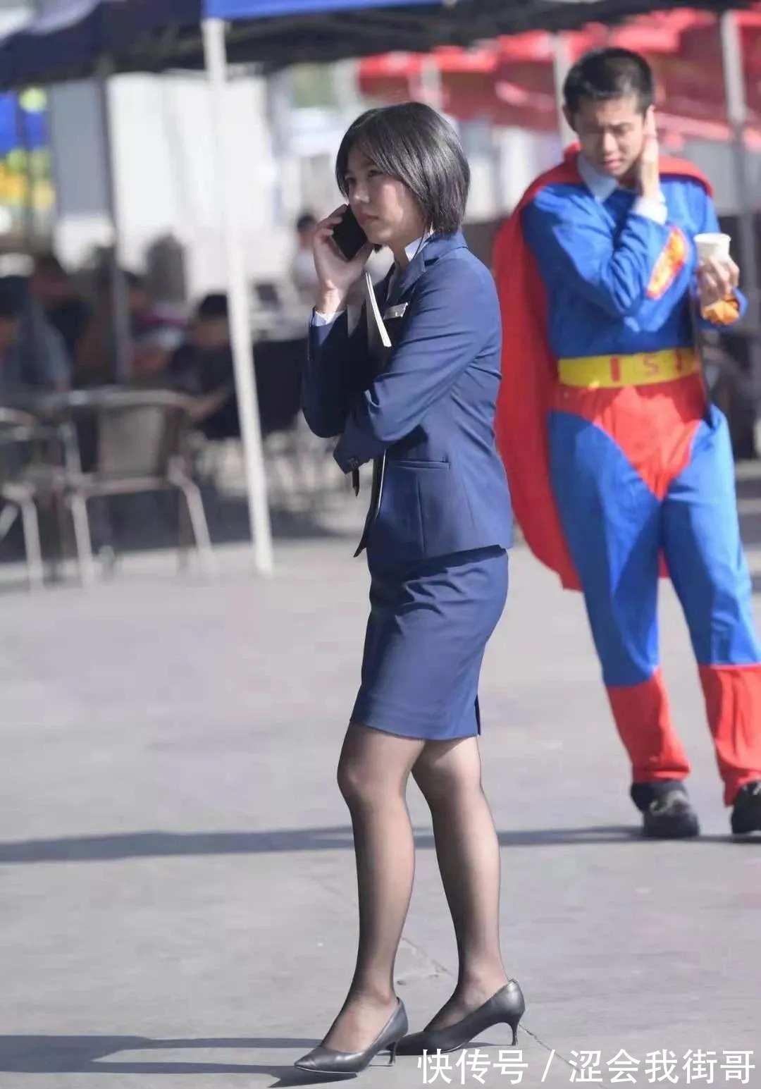 职业装 街拍职业装美女