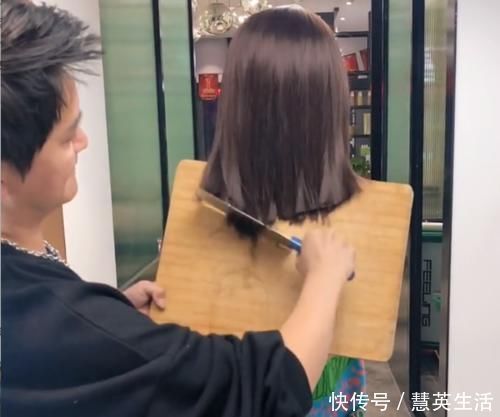 新发型|发型师用菜刀切出一款新发型,结果却让人意外,女生:还有这种操作?
