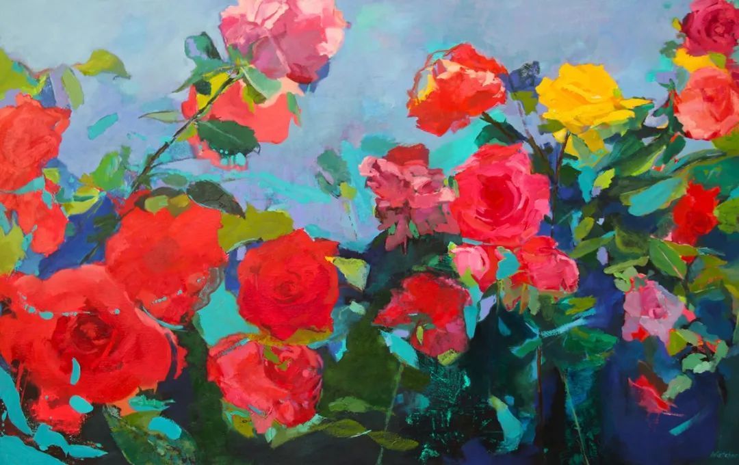 笔力独到,气势如虹,看看这二位的油画