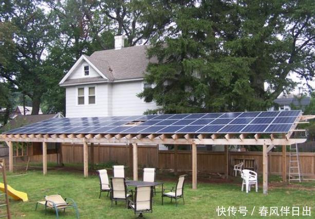 廊架|院子搭廊架也要有讲究，现封顶都用这种板，防雨隔热，一举多得