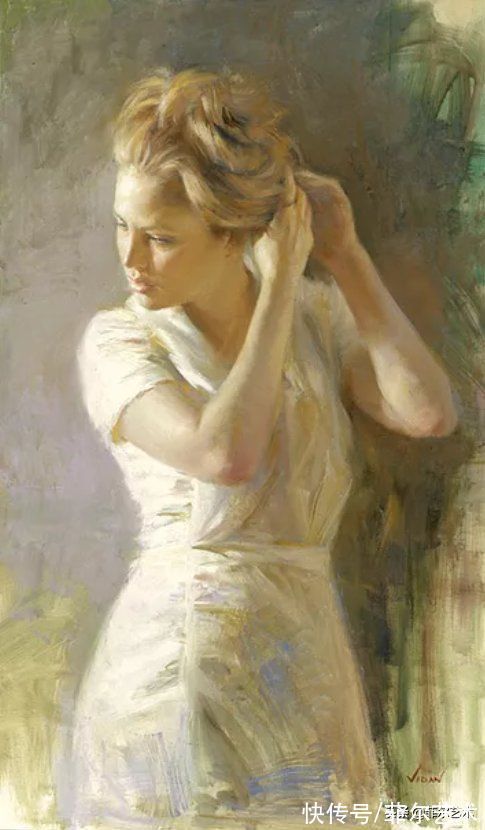 皮诺&意大利艺术家维丹写实和写意相结合的人体油画,美得如此动人