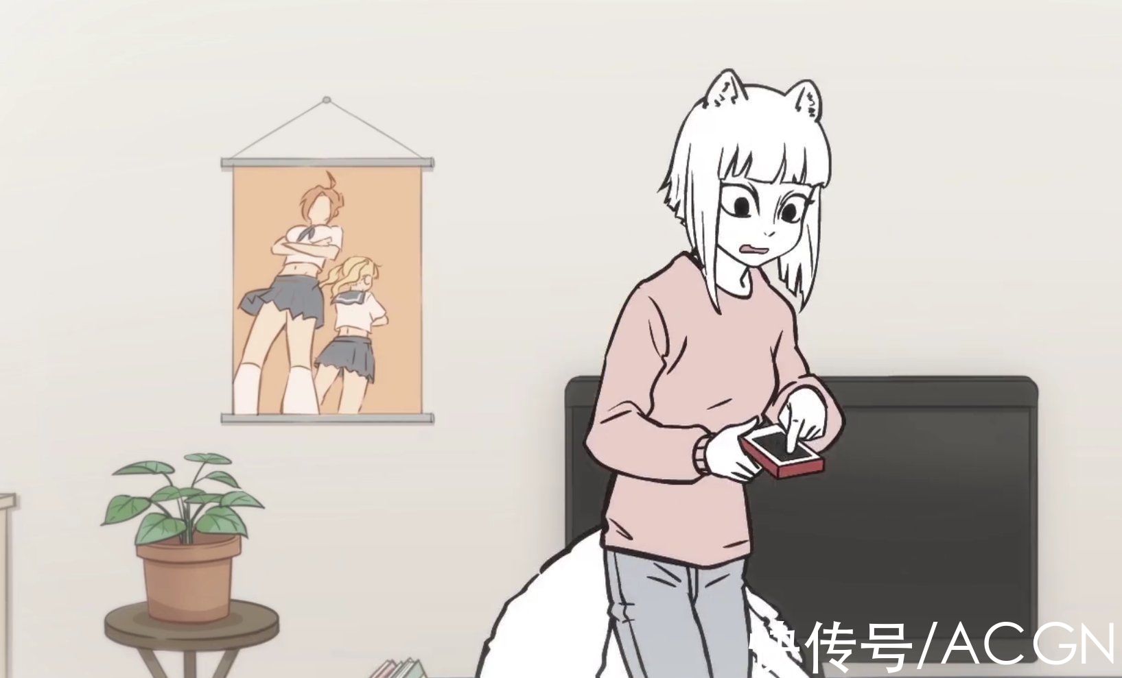 姥爷|非人哉：九月最大的爱好就是喜欢动漫，其实她家里还有个人也一样