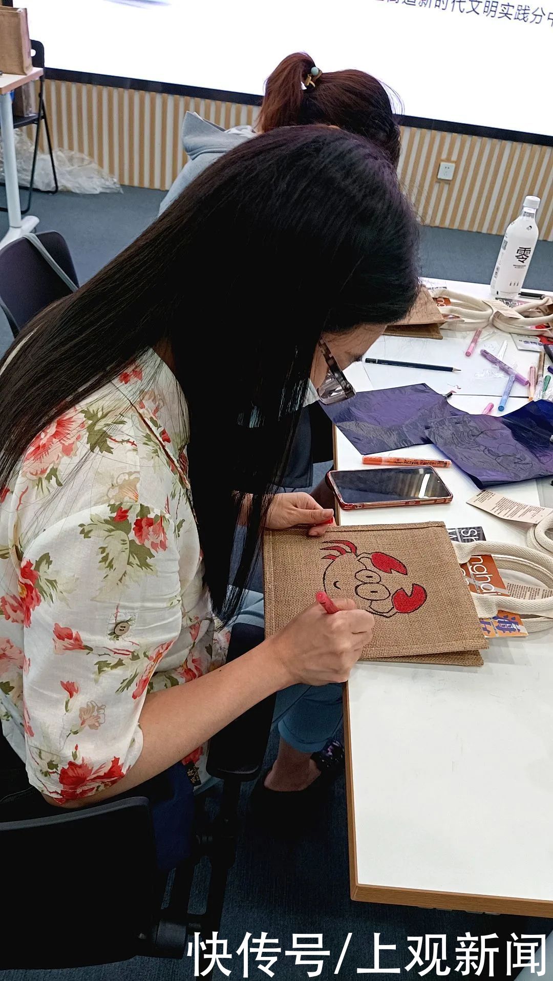 徐家汇|人人都是艺术家!徐家汇这场“对话心灵”的手绘活动太治愈了