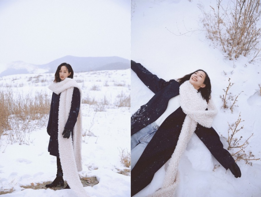 搭配 张钧甯的私服穿搭不出众, 不过棕色大衣配围巾, 看着高级且独特