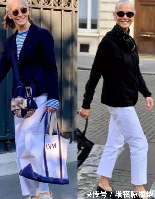 米色 70岁比年轻人还会穿,奶奶辈也穿出时髦范,她才是真正的穿搭高手