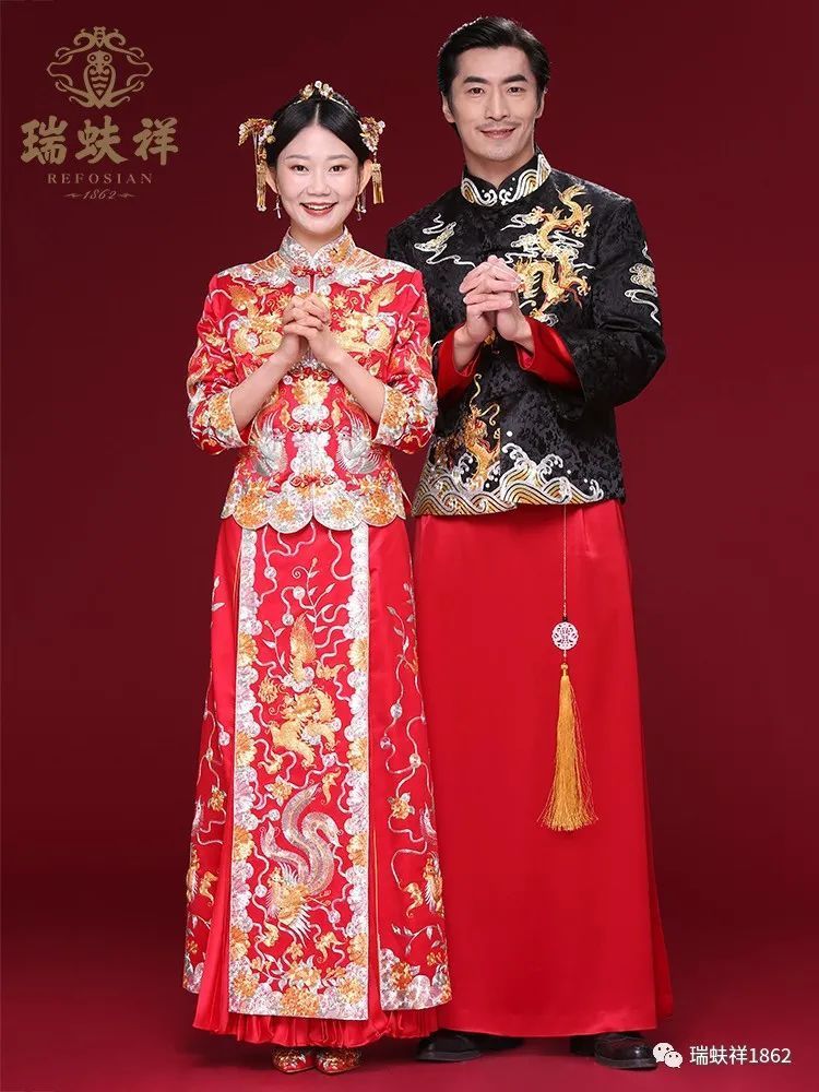 高级定制中式婚服,让您成为全场最美的新娘!