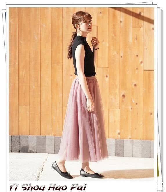 鞋子|夏季网纱裙的日系流行穿搭示范,看日本女人怎么给它配上衣和鞋子