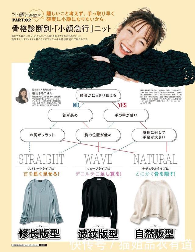 毛衣不用叠穿也能美！日杂示范的“搭配思路”，处处透着小心机