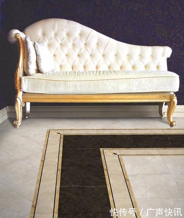 木地板|客厅地面这么铺,比木地板好看100倍,难怪有钱人都学着做