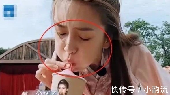 《奔跑吧》终于拿出杀手锏,AngelaBaby肉色连衣裙,直角肩太迷人