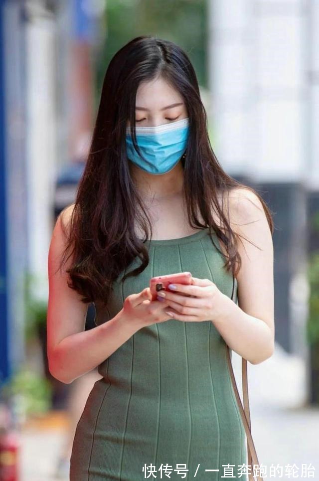紧身衣 绿色包臀连衣裙,看起来真的是美极了,日常穿搭舒适又高级!