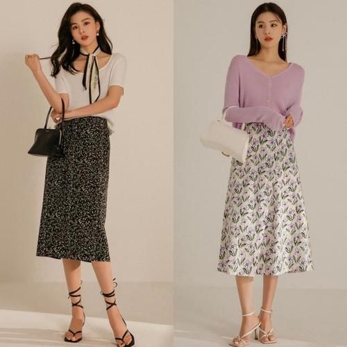 公式|今夏“碎花半身裙”火了！掌握这些穿搭公式，优雅吸睛，稳居C位