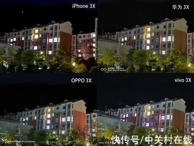 x3|挑战拍照极限！苹果、华为、OV旗舰暗光拍摄对比