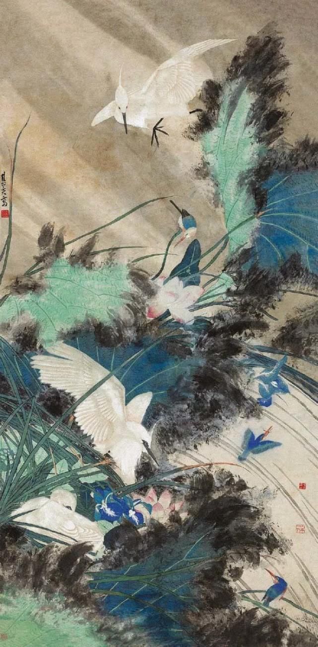 花鸟|工笔花鸟画的高峰——20世纪杰出的花鸟画家张其翼及其作品欣赏