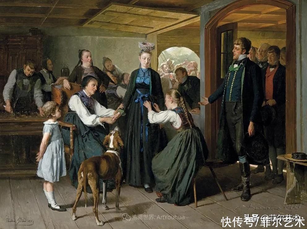 蒂奥多·|乡村生活~比利时画家蒂奥多·杰拉德油画作品欣赏