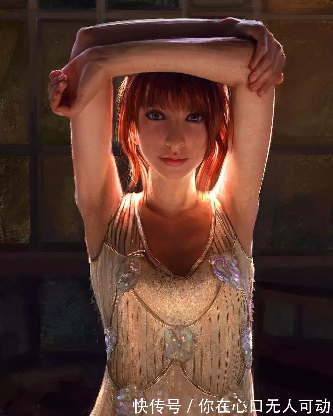 mandy!这三位艺术家的画中女子,楚楚动人,美若天仙