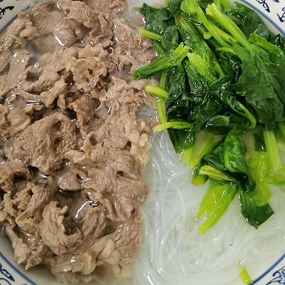 花生油|牛肉粉丝汤