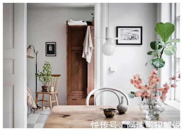 小公寓|这个50㎡小户真「壕」，衣帽间和独立厨房一样不差，看完很羡慕！