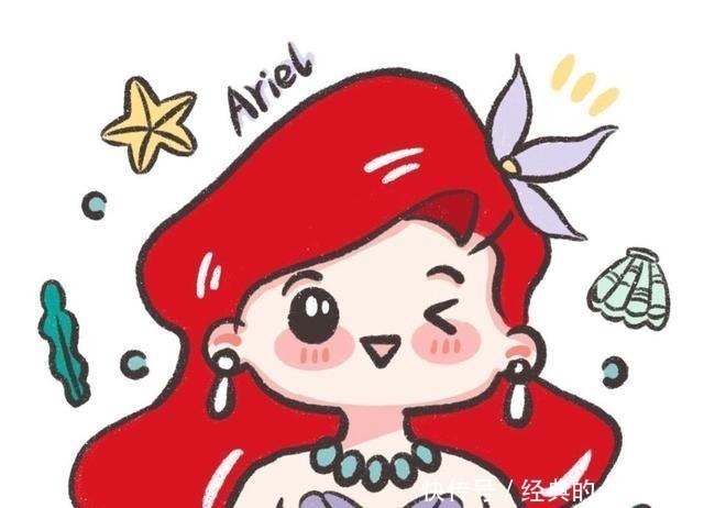 白雪公主|又被迪士尼公主萌坏了!集体变大眼萝莉,爱丽儿的小表情可真多