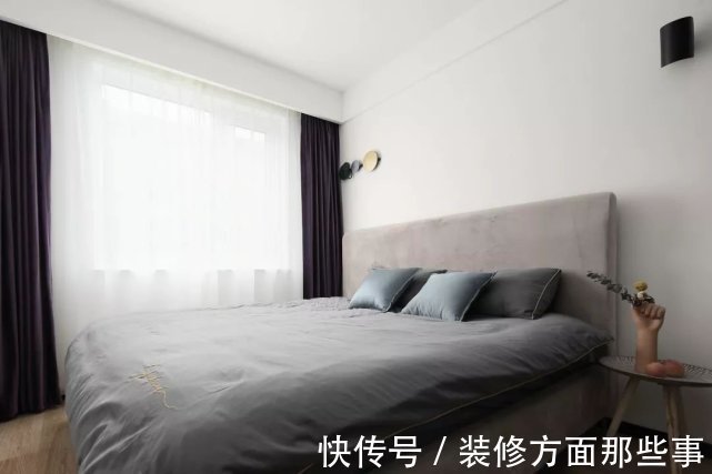 墙面|120平现代北欧风三居室,加入适当的深色设计更有格调