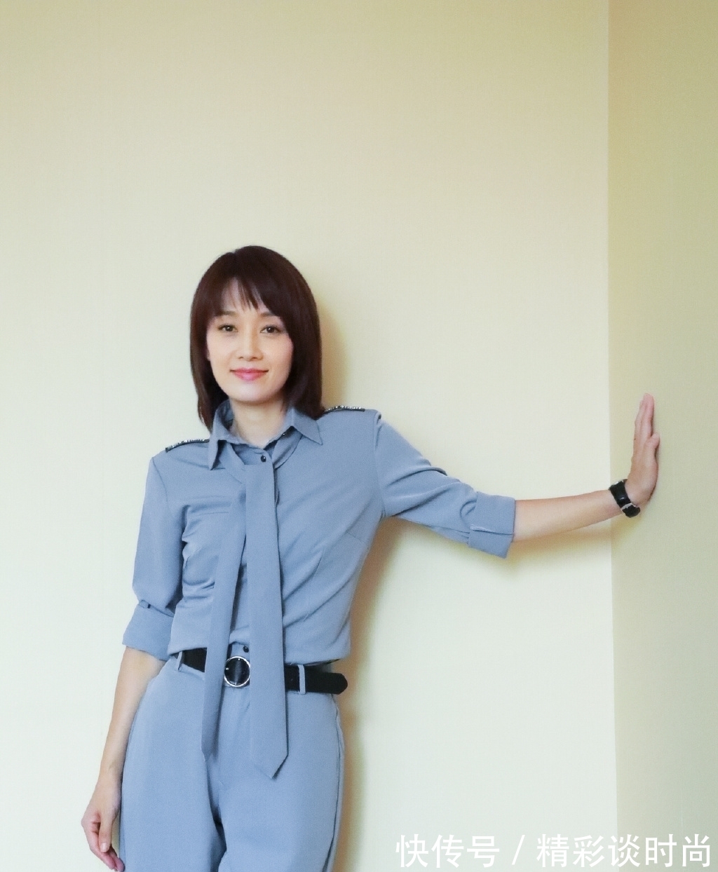 发型|马伊琍只是把头发留长一点换个刘海,气质都更高级,43岁嫩回23岁