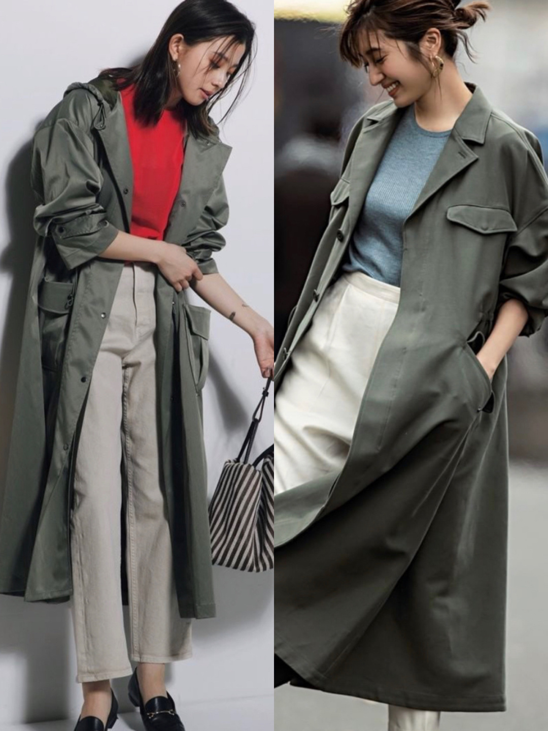 衬衫 早秋季节,“风衣的高级穿法”是这样的,搭配衬衫利落又有气场