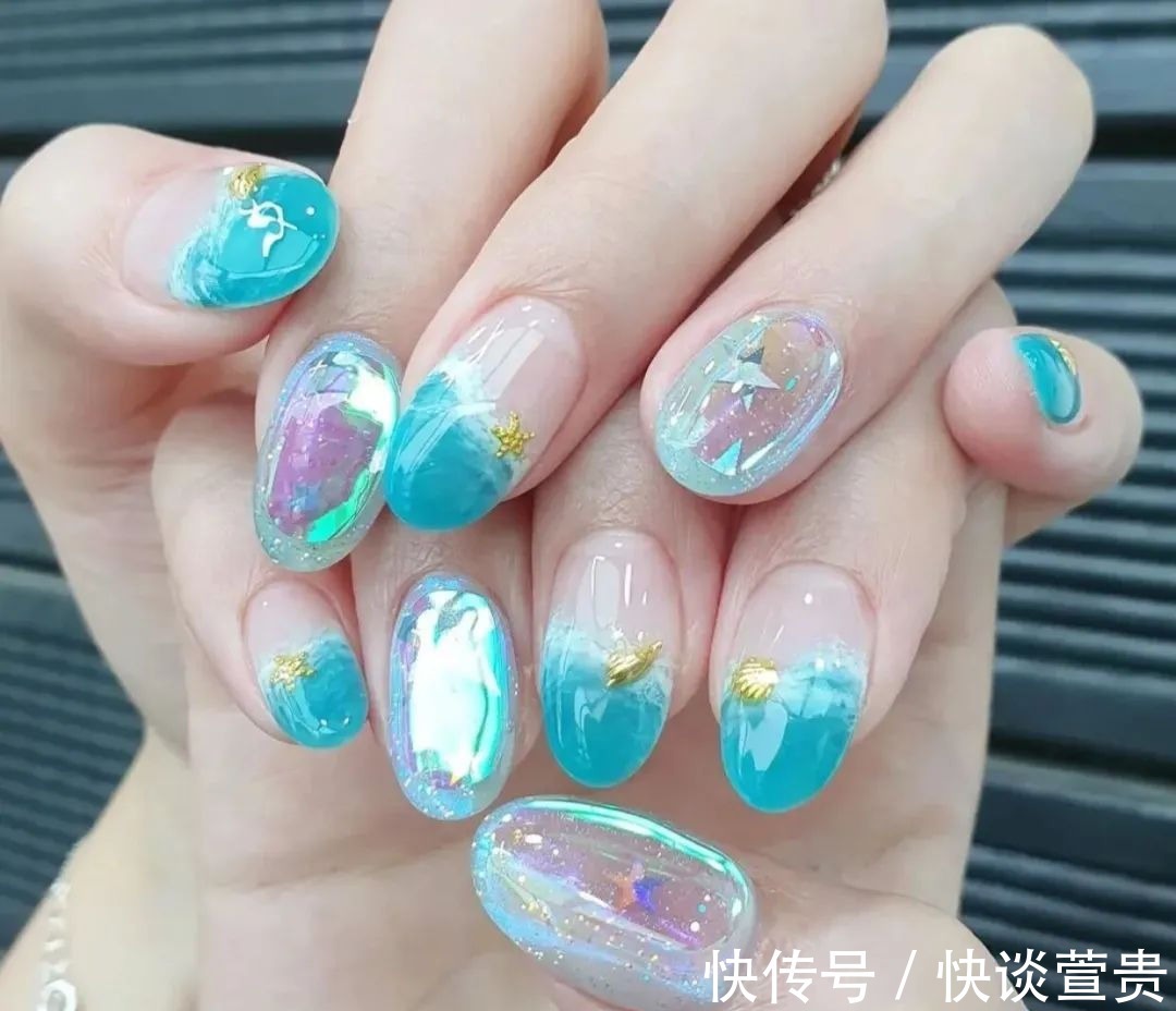 马卡龙|简约高级的冰透美甲,温柔水灵灵,日常百搭又知性