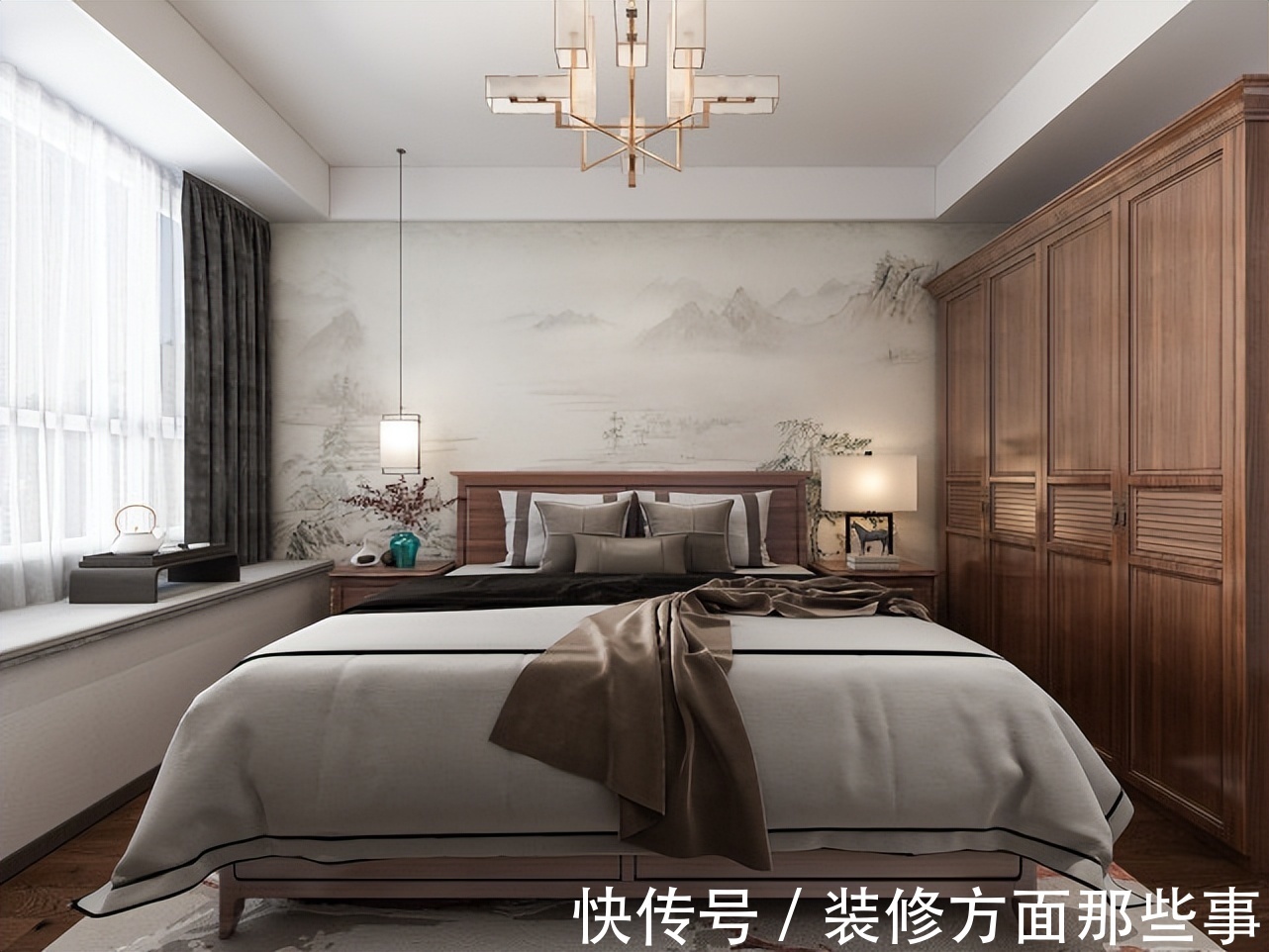 新中式|140㎡新中式,从软装入手营造典雅中式韵味